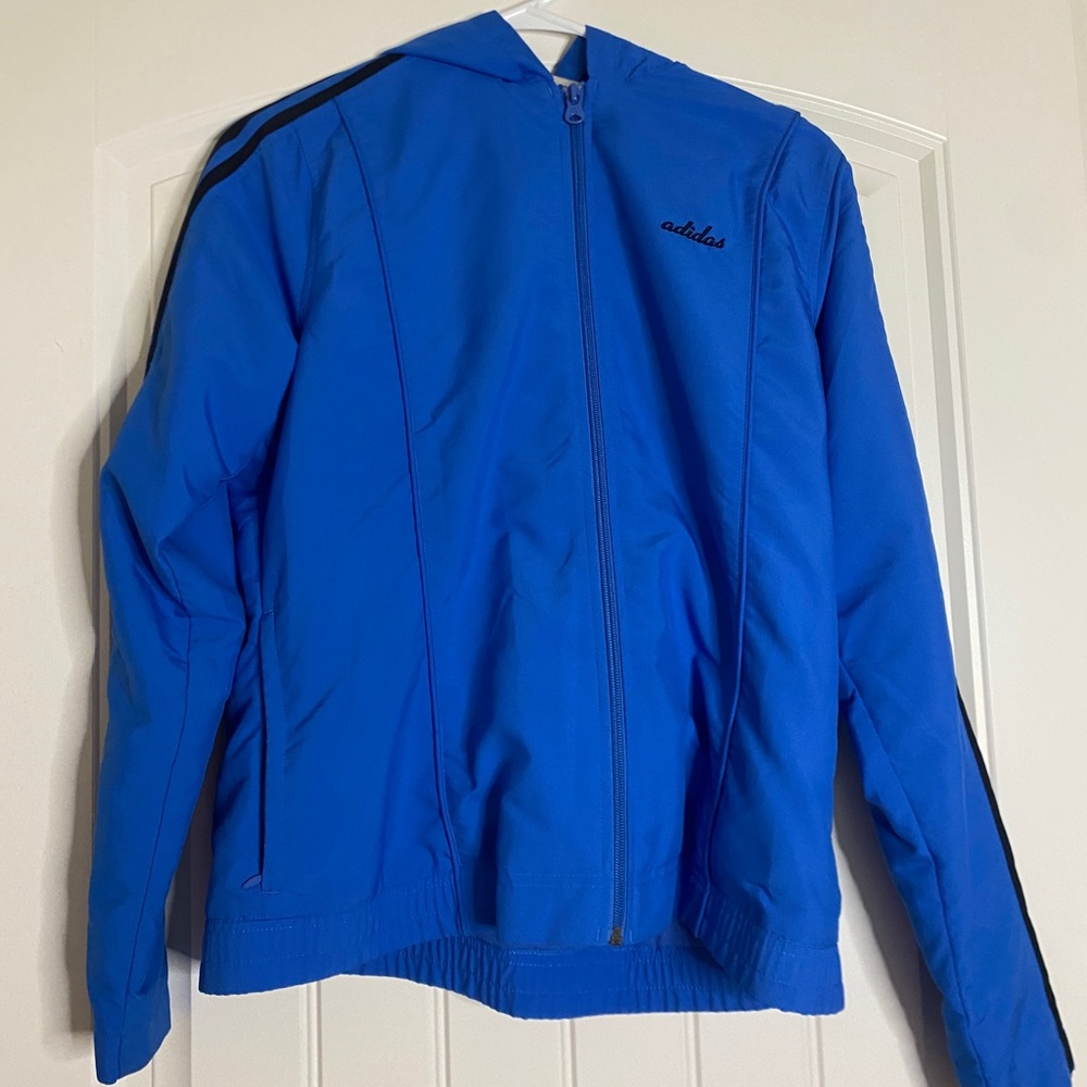 Vintage Adidas zip-up in blue